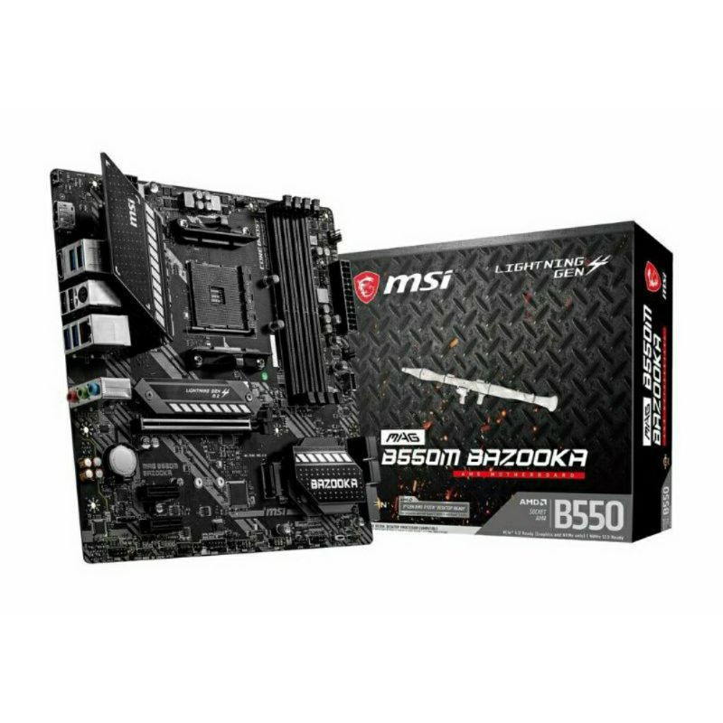 MSI MAG B550M BAZOOKA AM4 Mainboard มือสอง (มีรูปสินค้าจริงดูก่อนได้)