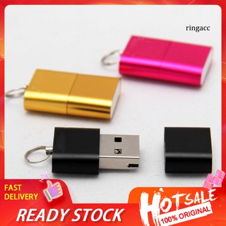 ➧Rc_อะแดปเตอร์การ์ดรีดเดอร์ ความเร็วสูง แบบพกพา Mini USB 2.0 Micro SD TF T-Flash