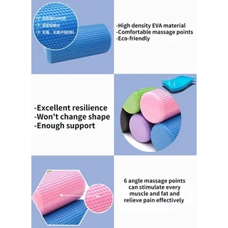 Sunnyfit ลูกกลิ้งโฟม EVA Foam Roller Yoga หลายขนาด สําหรับนวดผ่อนคลายกล้ามเนื้อ เล่นโยคะ นวดกล้ามเนื้อ ดผ่อนคลาย โยคะ โฟมโรลเลอร์ โฟมโยคะ ลูกกลิ้งนวด โฟมกล้ามเนื้อ