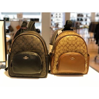 กระเป๋าเป้Coach Court Backpack In Signature Canvas Comparable (เป้)