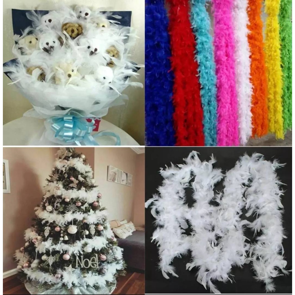 ขนนก (ขนนกก้านประดิษฐ์) DIY  แพ็ค 8-12 ชิ้น (ความยาว 20 ซม.) (ความยาว 15 ซม.) เลือกสีได้ ขนนกประดับ ขนนกพรอพถ่ายรูป​ - รูปที่ 4