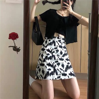 🔥Hot Sale/22511Skirts Womens Skirts 2022 New Summer Slim A-line Skirts Slim High Waist Leopard Print Short Skirts