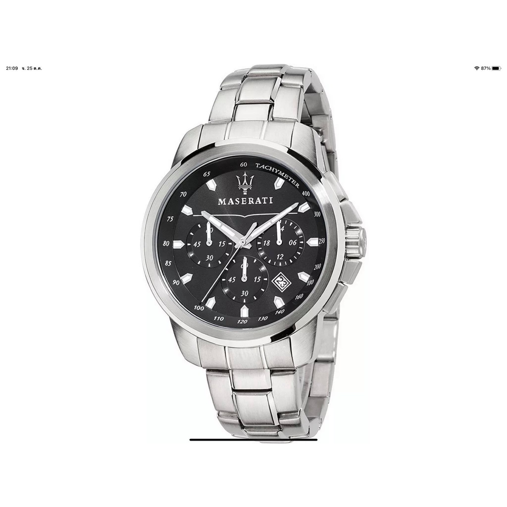 นาฬิกา MASERATI MEN'S R8873621001 SUCCESSO QUARTZ พร้อมกล่อง (ใหม่)
