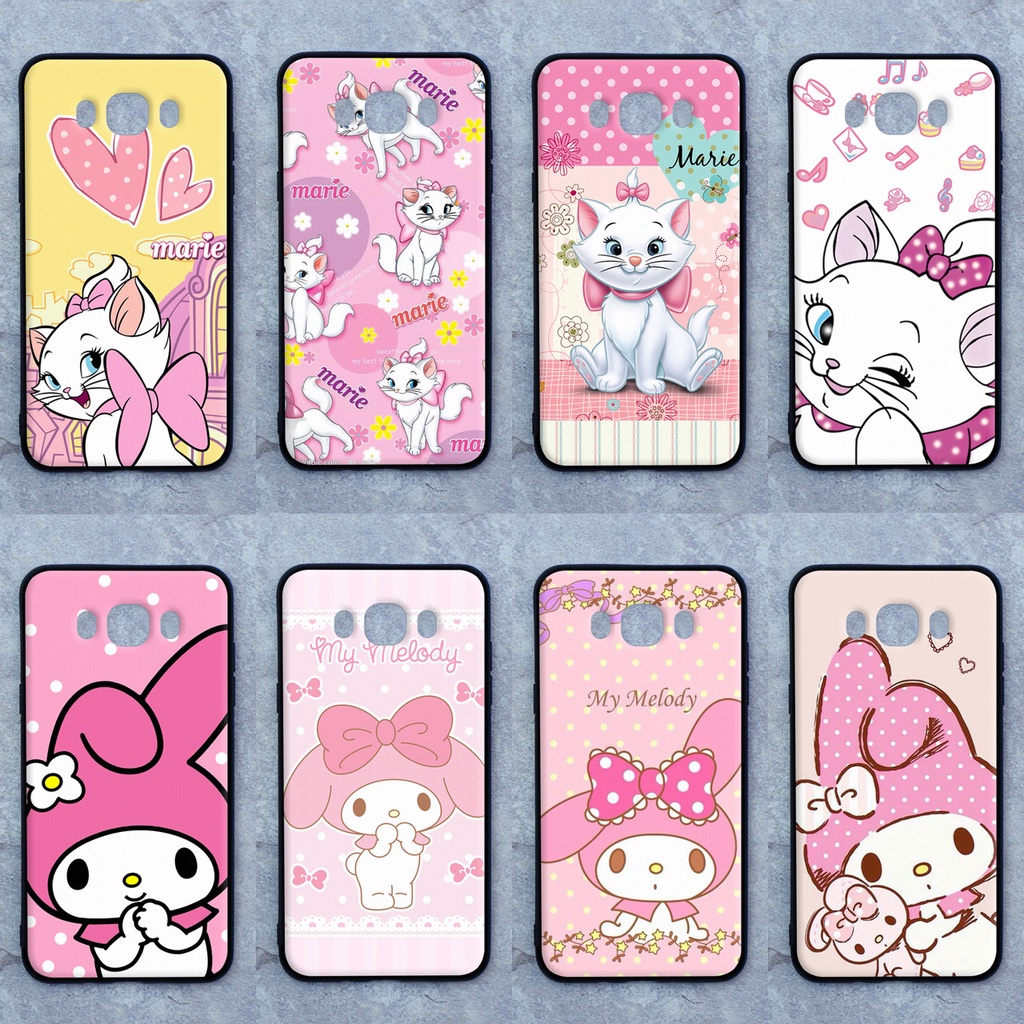 เคส Samsung J7 (2016) ลายแมวมารี-เมโลดี้ ขอบนิ่มหลังแข็ง เคสมือถือ เคสโทรศัพท์ Case เคส TPU ขอบนิ่มหลังแข็ง