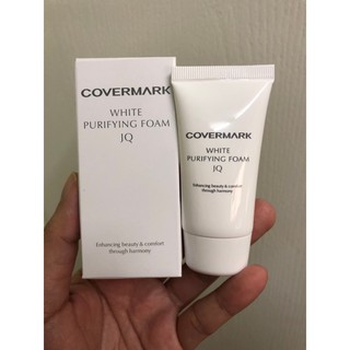 แท้ Covermark white purifying foam 20g.โฟมทำความสะอาดผิวหน้าเนื้อครีมสูตรพิเศษ ขจัดสิ่งสกปรกและความมัน