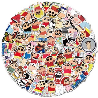 SHINCHAN สติ๊กเกอร์ลายการ์ตูนสําหรับติดตกแต่ง 50 ชิ้น / แพ็ค