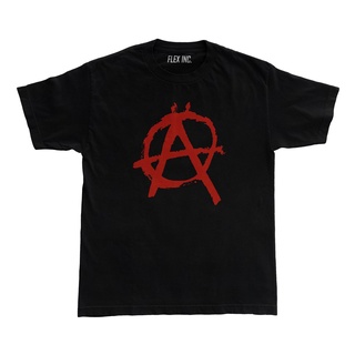 GILDAN เสื้อยืด ขนาดใหญ่ พิมพ์ลาย Anarchy ของแท้ คุณภาพดีS-5XL