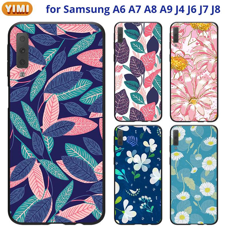 เคส SAMSUNG A22 A42 A50 A30S A50S A20S A21S J4+ J6+ J7+ J7 Prime Pro มือถือสำหรับเคสโทรศัพท์มือถือลายดอกไม้สําหรับ