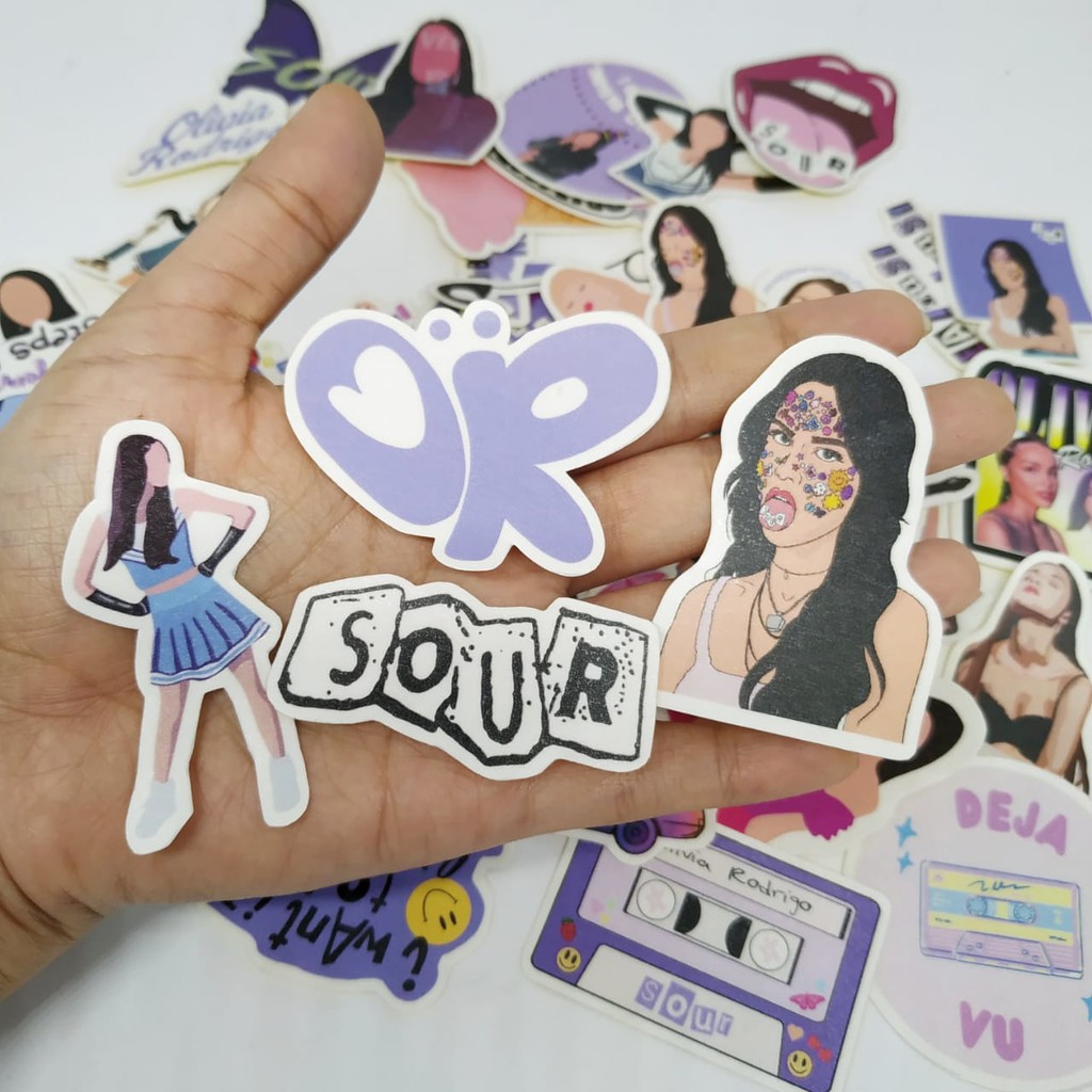 Olivia Rodrigo Tumblr Sticker / Olivia Rodrigo Aesthetic Sticker (42 ชิ้น)