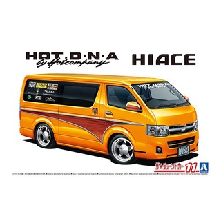 Aoshima 1/24 Toyota Hiace (TRH200V) 2012 HOT D.N.A by Hotcompany