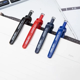 ปากกาหมึกเจล 0.5 มม. สีดําสีแดงสีน้ําเงินสําหรับใช้ในสํานักงานโรงเรียน