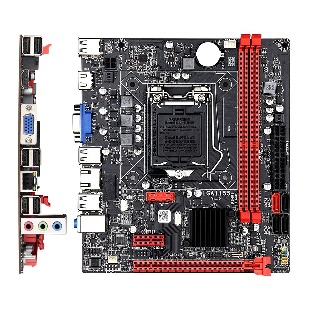 B75M เมนบอร์ดสนับสนุน I3-2100 I3-2120 I3-3240 I5-2400 I5-3450 I5-3470 I7-2600 I7-3770 2/3th Generation LGA1155 CPU fLF8 #8