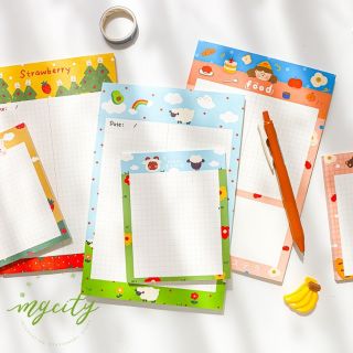 [6แบบ] da sheep notepads กระดาษโน้ต กระดาษโน๊ตลายการ์ตูน