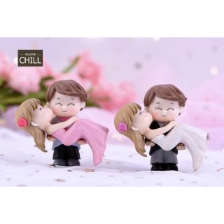 [MC216] ตุ๊กตุ่นจิ๋ว คู่รัก อุ้มรัก 🤵🏻👰🏻 (1 คู่ ราคา 50 บาท)