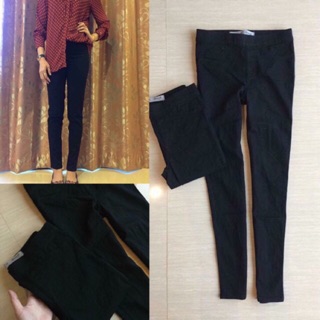 DENIM CO Black Pants สกินนี่เลคกิ้ง