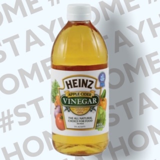 น้ำส้มสายชูหมักจากแอปเปิ้ล 473ml /946ml ไฮนซ์ Heinz นำเข้าจากอเมริกา Apple Cider Vinegar แอปเปิ้ลไซเดอร์