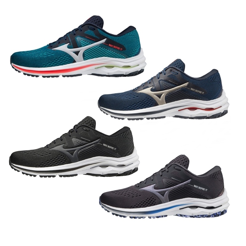 [ลิขสิทธิ์แท้] MIZUNO Running Wave Inspire 17 รองเท้าวิ่งผู้ชาย ออกกำลังกาย มิซูโน่ แท้