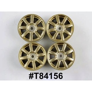 TAMIYA 84156 (สินค้าผลิตจำนวนจำกัด) M-Chassis 8-Spoke Wheels - Gold (4ชิ้น/ห่อ)