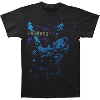 Bn2fdd356e เสื้อยืดคอกลม แขนสั้น ผ้าฝ้าย พิมพ์ลาย Jimi Hendrix Hendrix Blues X-Large สไตล์คลาสสิก สําหรับผู้ชาย BDW23AD4