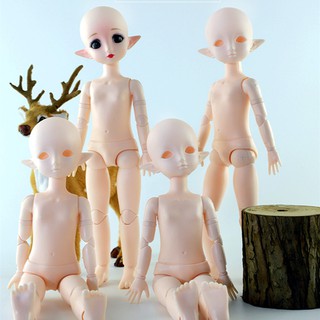 ของเล่นตุ๊กตา Bjd 22 Moveable Jointed Face Long Ears 1/6 สําหรับตุ๊กตา 14 มม. (ไม่รวม) 28 ซม.