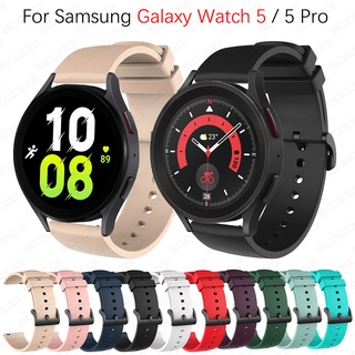 สายนาฬิกาข้อมือซิลิโคน สําหรับ Samsung Galaxy watch 6 4 5 5 Pro 40 มม. 44 มม. 45 มม. 6 Classic 43 มม. 47 มม.