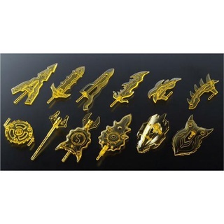 BANDAI : SD GUNDAM SANGOKUDEN EXTRA ARMAMENT SET [Clear Ver 2009] 12 เทพศาสตราวุธ ของใหม่ ครบชุด 12 แบบ ของแท้ 100%