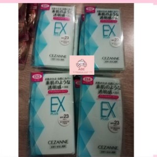 Cezanne UV foundation ex plus (ex1/ex2หมด/ex /ex4) พร้อมตลับ​ ไม่ใช่รีฟิล