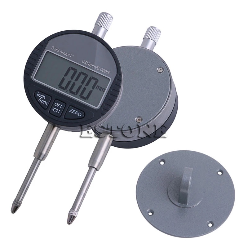 LA 0 01mm 0 0005 Range 0-25 4mm 1 Gauge Digital Dial indicator Precision Tool