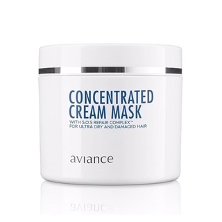 Concentrated Cream​ Mask​ Aviance อาวี​ยองซ์​ คอนเซนเทรท​ ครีม​มาส์ค หมักผมแห้งเสียมากๆ 180 มล(น้ำเงินเข้ม)