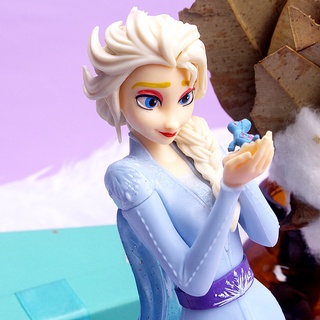 โมเดลฟิกเกอร์ Frozen Elsa Pvc ขนาด 21 ซม. สําหรับตกแต่งเค้ก