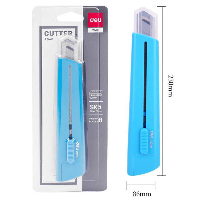 (KTS)คัตเตอร์ c No.2040 SK5 Steel Blade คละสี