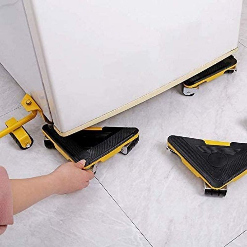 (จัดส่งรวดเร็ว) เฟอร์นิเจอร์ใหม่ 360 องศา Mover Heavy Stuffs Lifer 4 ล้อ Mover 5 ชิ้น Moving ANGKAT 
