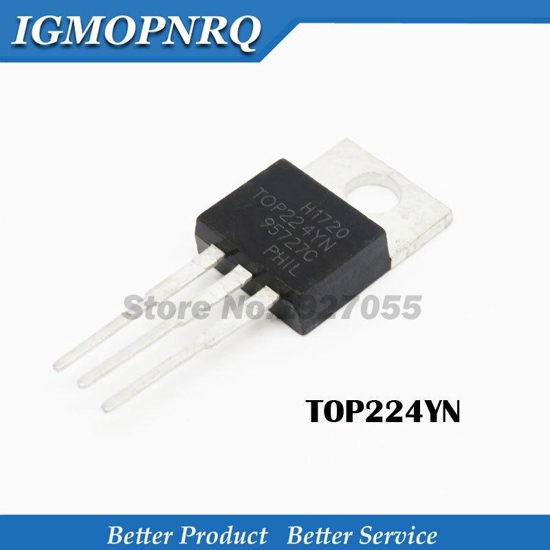 5PCS TOP224YN TO220 TOP224 TO-220 TOP244Y 244YN   N-channel MOS field effect tube tube / 8 a / 500 v