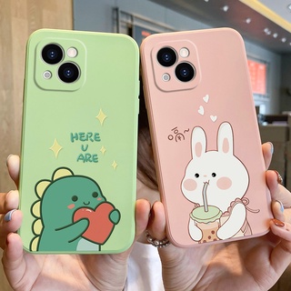 เคสโทรศัพท์มือถือแบบนิ่ม TPU ลายกระต่ายไดโนเสาร์น่ารัก สําหรับ Redmi Note 8 8T 9 9T 9C 9A Note 9S 9 Pro Note 11 7 10 Pro Mi 11 Lite Mi 11T 12 Poco X3 Pro Poco X3 NFC Poco M3 F3