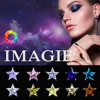 IMAGIE ต่างหูเพชรสังเคราะห์ ทรงดาวหลากสีสัน 5-8mm