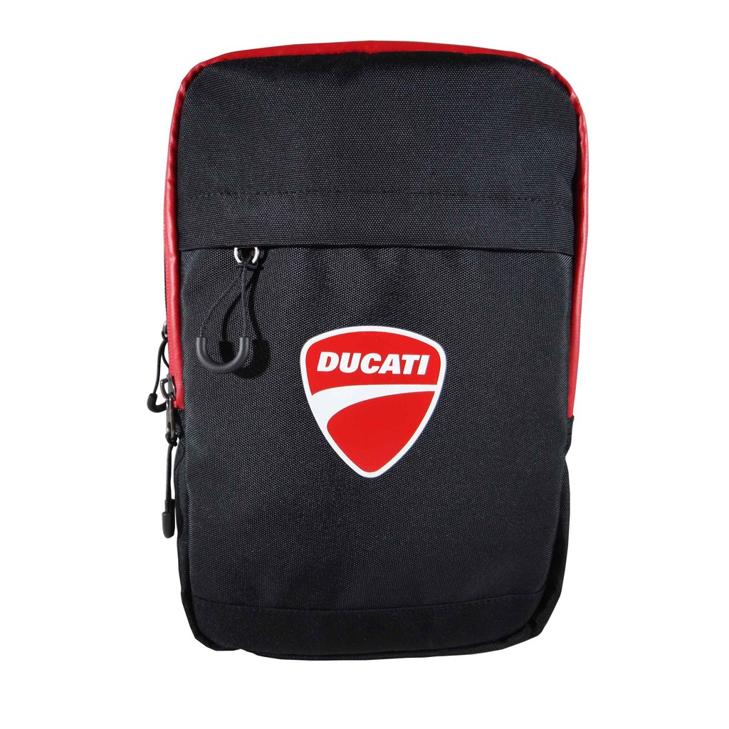 DUCATI กระเป๋าคาดอก DCT49 076 สีดำ