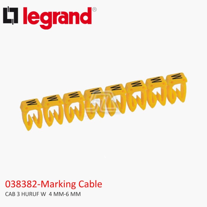 LEAGRAND CAB 3 LETTERS W 4MM-6MM