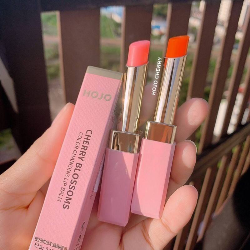 (มีส่งด่วน)Hojo CHRRY BLOSSOMS ลิป Lip ลิปมันเปลี่ยนสีฉ่ำๆ  1 เเท่ง