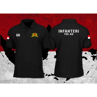 เสื้อโปโล คอปก ลาย AD Infantry -