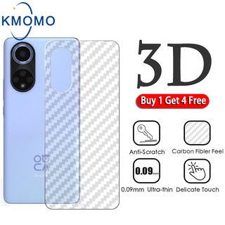 [ซื้อ 1 แถม 4] ฟิล์มกันรอยหน้าจอ คาร์บอนไฟเบอร์ สําหรับ Huawei Nova 11i 11 10 Pro 9 SE Y61 Y90 Y70 Plus 8i 8 5G 7 7i 5T 3i 3 2i