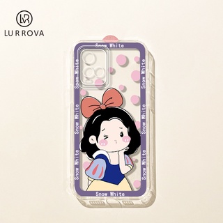 Lurrova เคส VIVO Y21 V23 5G V23E 5G Y12S Y12 Y20 Y15S V21 5G Y50 Y33S Y12A Y91C Y20A Y71 Y17 Y11 Y15 Y21S Y21T Y33T Y85 เคสโทรศัพท์ใสสโนว์ไวท์