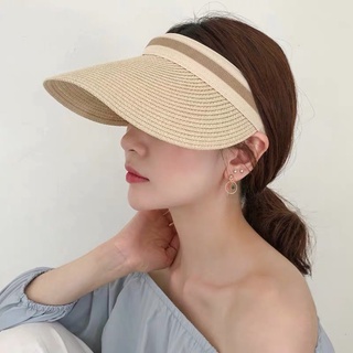 Hot 2023 Korea style Sport hat tennis Visor cap หมวกเทนนิส หมวกกีฬา เกาหลีน่ารักสไตล์ รุ่น Leading ส่งเร็วจากไทย