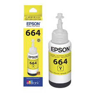 Epson หมึกแท้ T664 (สีเหลือง) สำหรับรุ่น L100/L110/L120/L200/L210/L220/L300/L310/L350/L355/L360/L361/L365/L380/L385 4.9