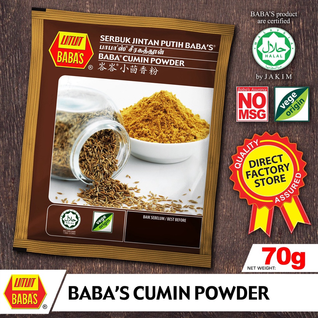 Baba's Cumin Powder 70 Gram