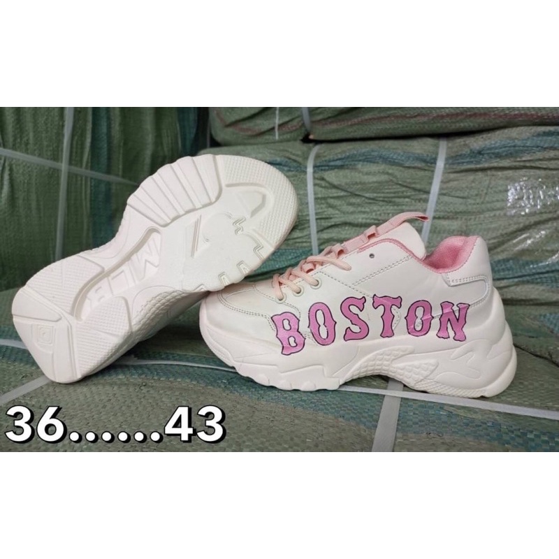 (ถูกที่สุด) mlb BOSTON &lt;36 42&gt;รองเท้าผ้าใบรุ่นฮิตในตอนนี้ 🔥(มีบริการเก็บปลายทาง)🔥