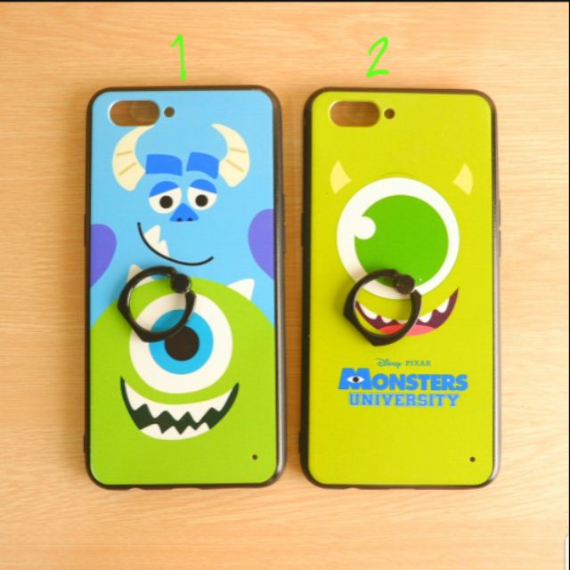 เคสลายเส้นนูน+แหวน A77 / F3