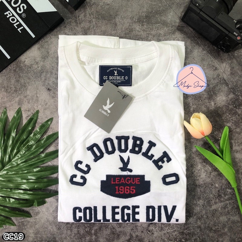 🌟ลดราคา🌟ตัวละ 90 บาท   เสื้อยืดแขนสั้น CCOO ลายปักแน่นๆ ลายขายดี พร้อมส่ง รหัส.CC19