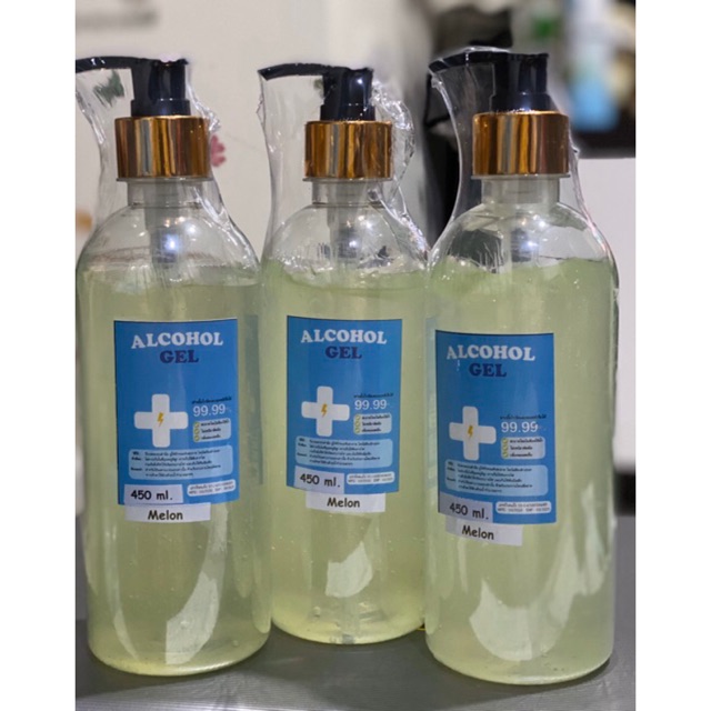 📣เจลแอลกอฮอล์ล้างมือ 450 มล. หลากหลายกลิ่น สูตรผสมแอลกอฮอล์ตั้งต้น 95% ฆ่าเชื้อโรคและไวรัส แบบไม่ต้อ