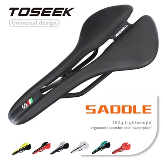 Toseek อานนั่งจักรยาน น้ําหนักเบา 7 สี 185 กรัม สําหรับรถจักรยานเสือภูเขา