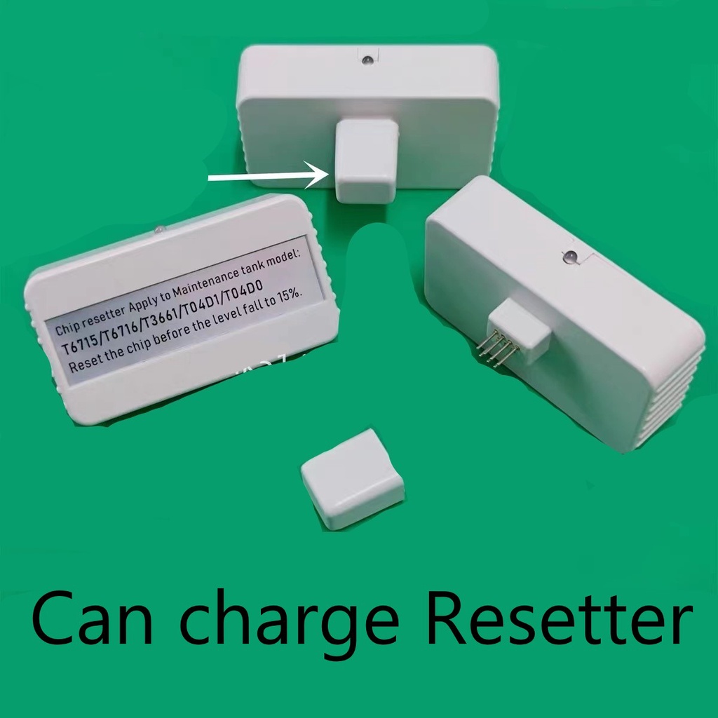 ชาร์จ USB T6716 T04d1 Epson กล่องบํารุงรักษาชิปรีเซ็ตสําหรับ WF-7710 WF-7715 L6160 L6168 L6170 L6171